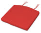 POLYWOOD Adirondack Seat Cushion - 20"W x 18.5"D x 2.5"H — Crimson Linen