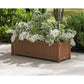 POLYWOOD Vineyard Rectangle Triple Planter Box