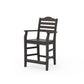 POLYWOOD Savannah Counter Arm Chair — Vintage Coffee