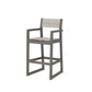 POLYWOOD EDGE Sling Bar Arm Chair — Driftwood / Birch Sling