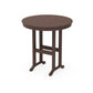 POLYWOOD 36" Round Farmhouse Counter Table — Mahogany