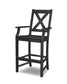 POLYWOOD Braxton Bar Arm Chair — Black