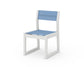 POLYWOOD EDGE Sling Dining Side Chair — Vintage White / Poolside Sling