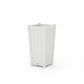 POLYWOOD Vineyard Tapered Square Planter Box — White