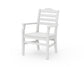 POLYWOOD Savannah Dining Arm Chair — White