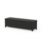 POLYWOOD Nautical 60" Storage Bench — Black