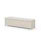 POLYWOOD Vineyard 60" Storage Bench — Sand