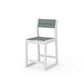 POLYWOOD EDGE Sling Counter Side Chair — Vintage White / Dupioni Sea Mist Sling