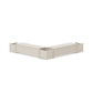 POLYWOOD 60" Country Living L- Shaped Planter Storage Bench Corner Set — Sand