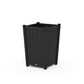 POLYWOOD Vineyard Large Tapered Square Planter Box — Black