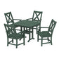 POLYWOOD Braxton 5-Piece Dining Set — Green