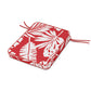 POLYWOOD Chinoiserie Rocker Seat Cushion — Leaf Crimson