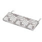 POLYWOOD Chinoiserie Bench Seat Cushion — Leaf Grey Mist