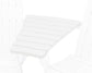 POLYWOOD 400 Series Angled Adirondack Connecting Table — White