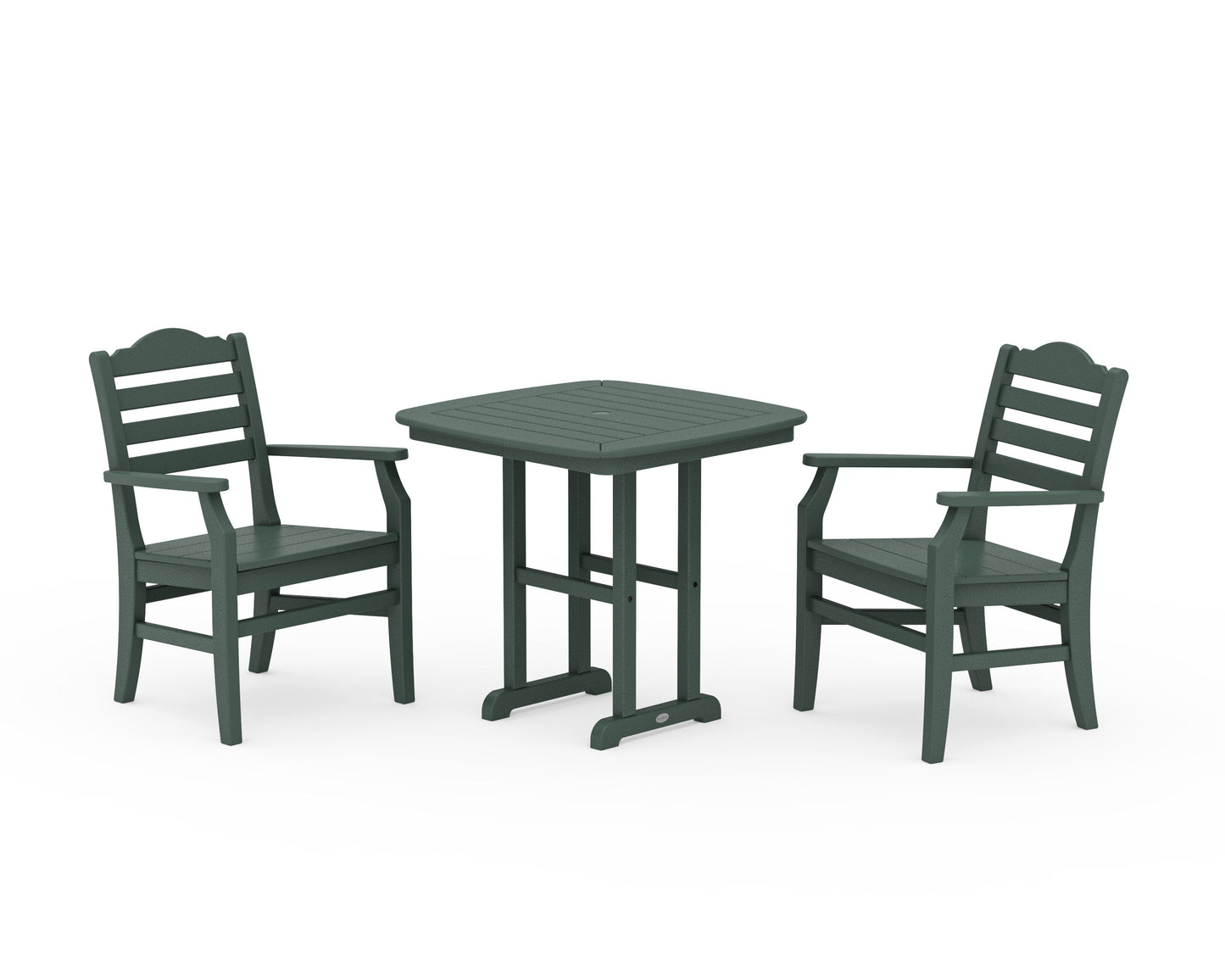 POLYWOOD Savannah 3-Piece Dining Set — Green