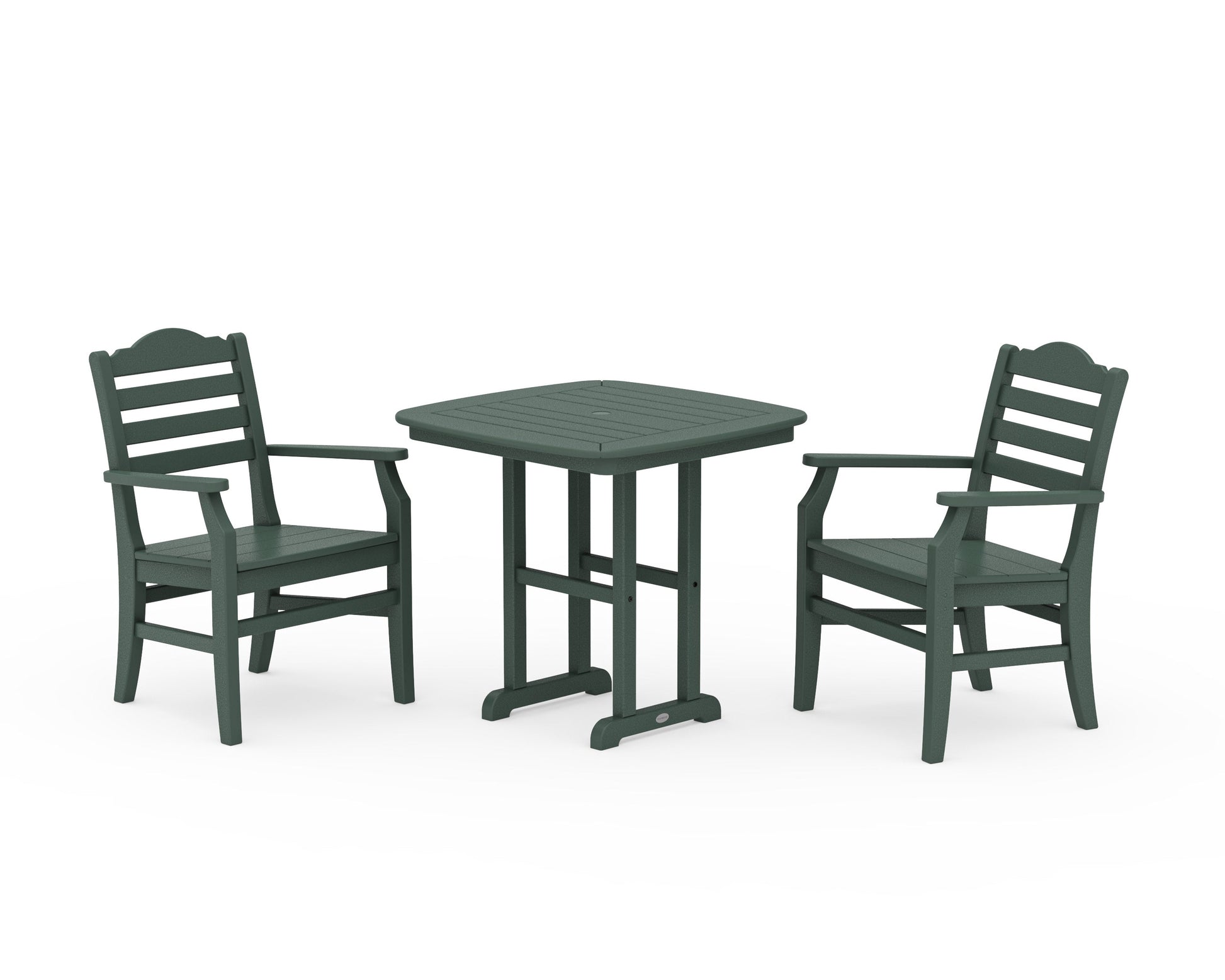 POLYWOOD Savannah 3-Piece Dining Set — Green