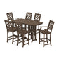 POLYWOOD Chinoiserie 7-Piece Bar Set — Kona