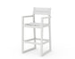 POLYWOOD EDGE Sling Bar Arm Chair — Vintage White / White Sling