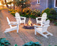 POLYWOOD 4-Piece Classic Adirondack Conversation Set