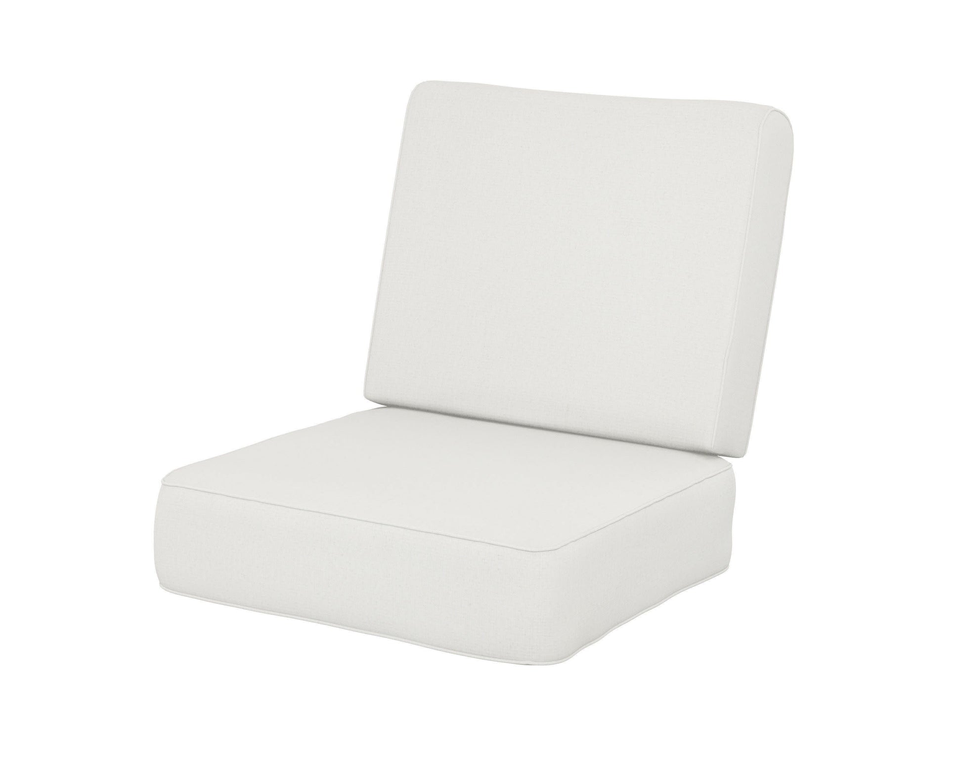 POLYWOOD Ateeva Harbour Seat and Back Cushion — Natural Linen