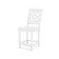 POLYWOOD Chinoiserie Counter Side Chair — White