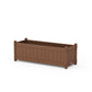 POLYWOOD Vineyard Rectangle Triple Planter Box — Teak