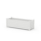 POLYWOOD Nautical Rectangle Triple Planter Box — White