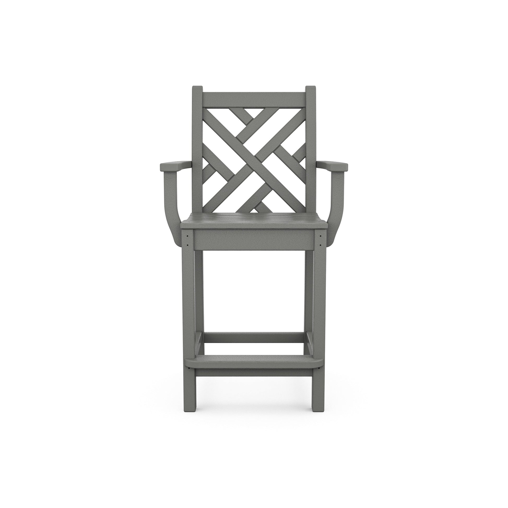 POLYWOOD Chippendale Counter Arm Chair