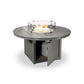 POLYWOOD Round 48" Fire Pit Table FREE SHIPPING