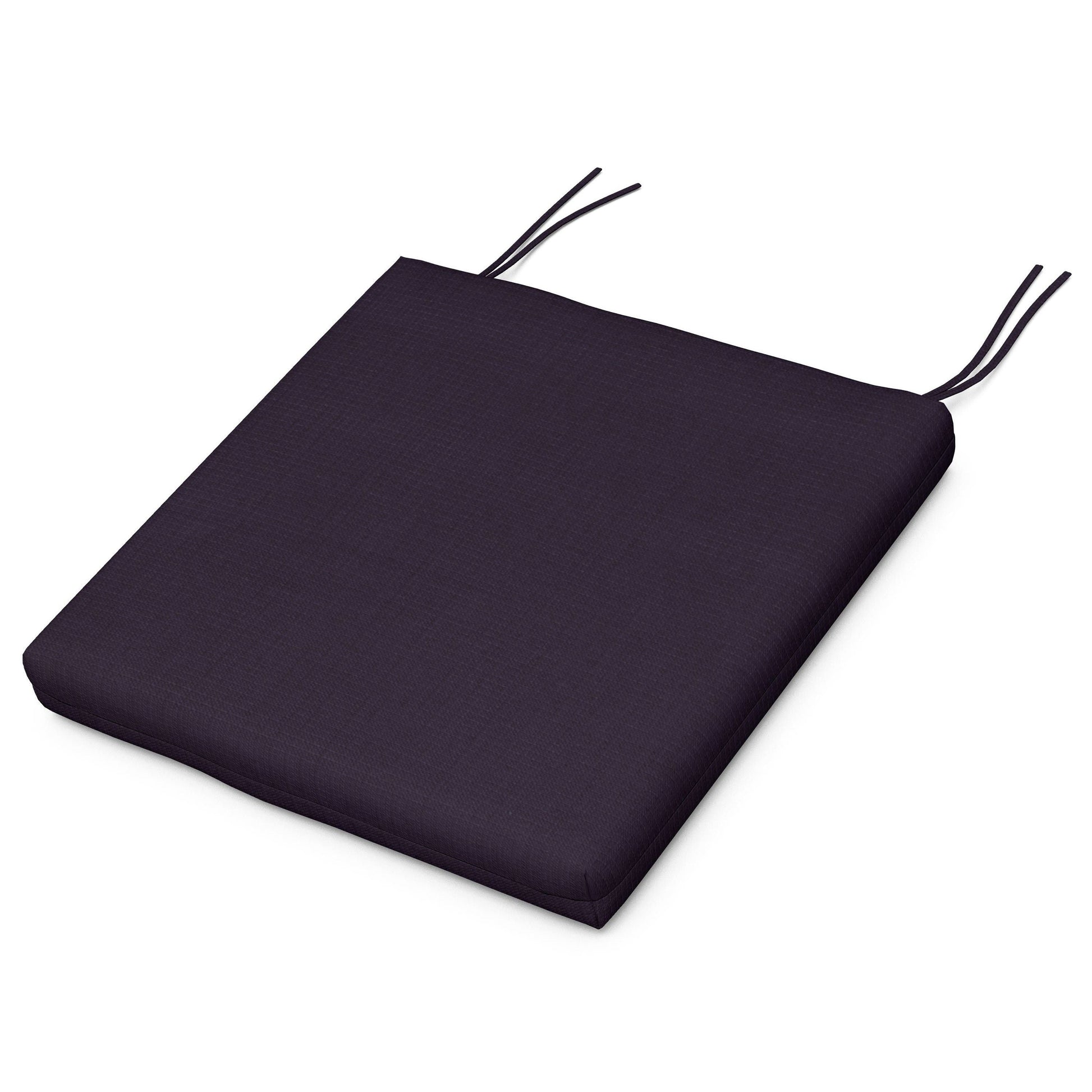 POLYWOOD Acadia Dining Side Seat Pad — Navy Linen