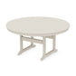 POLYWOOD 60" Round Farmhouse Dining Table — Sand