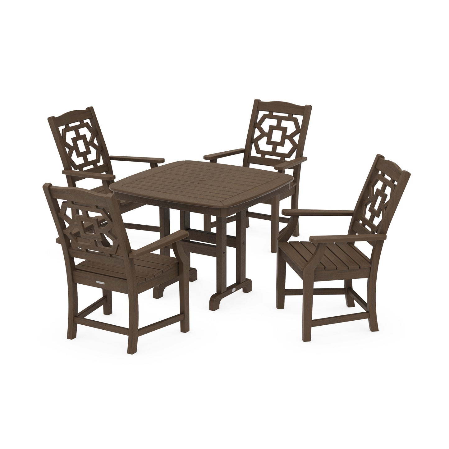 POLYWOOD Chinoiserie 5-Piece Dining Set — Kona
