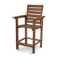 POLYWOOD Captain Counter Chair — Teak