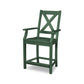 POLYWOOD Braxton Counter Arm Chair — Green