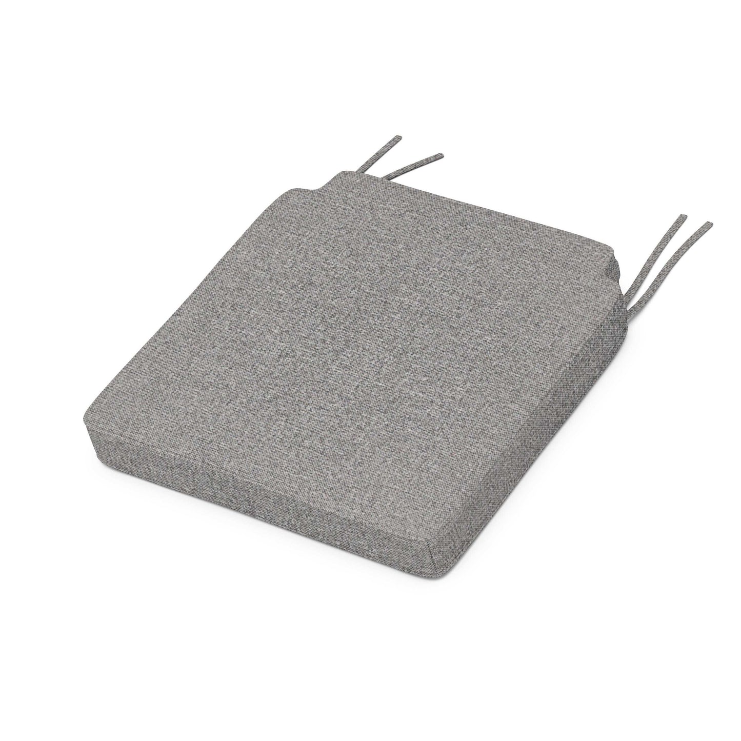 POLYWOOD Acadia Dining Side Seat Cushion — Grey Mist