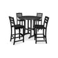 POLYWOOD La Casa Café 5-Piece Side Chair Bar Dining Set FREE SHIPPING