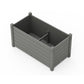 POLYWOOD Nautical Large Rectangle Double Planter Box