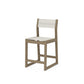 POLYWOOD EDGE Sling Counter Side Chair — Vintage Sahara / Parchment Sling