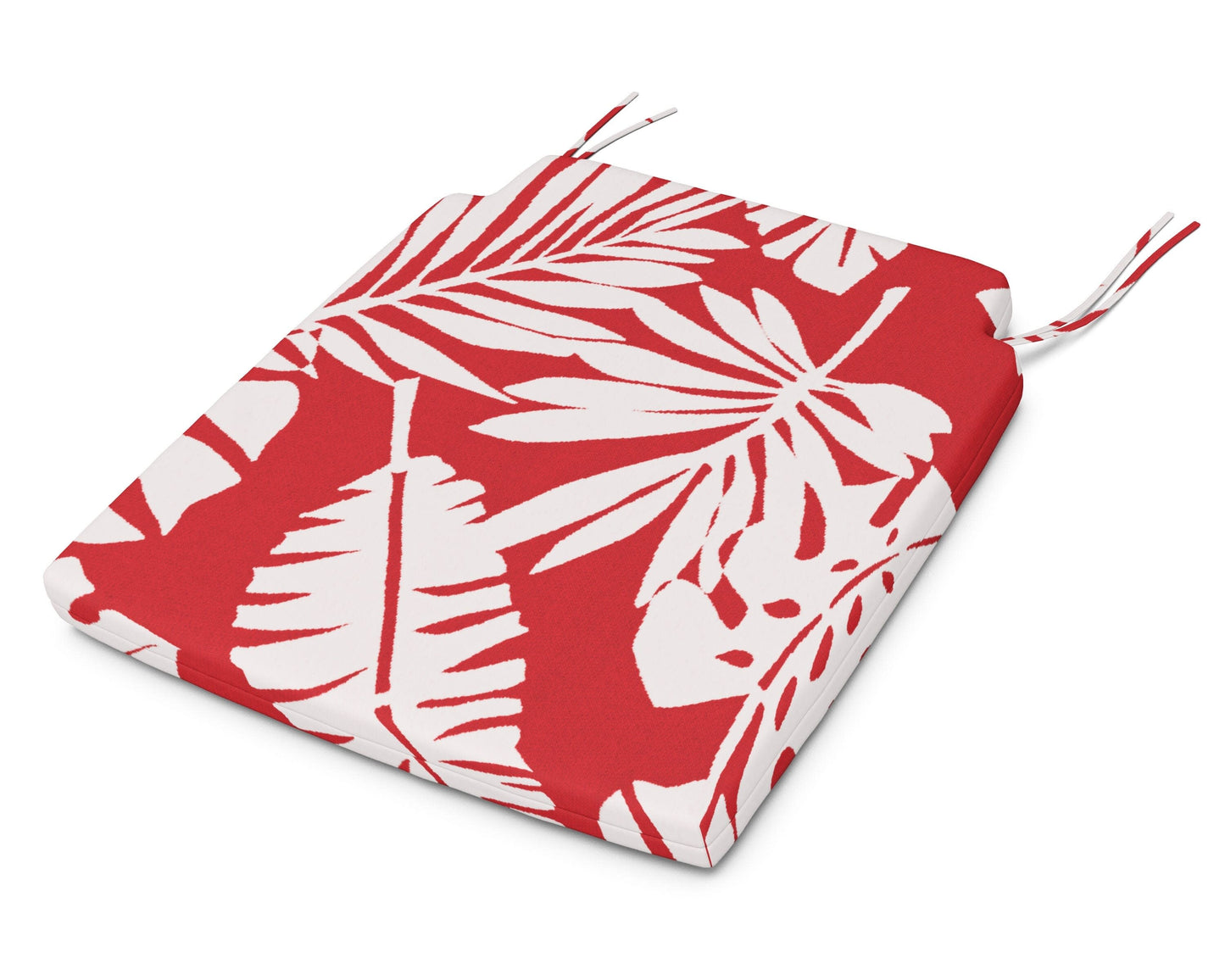POLYWOOD Savannah Dining Seat Pad — Leaf Crimson