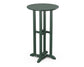 POLYWOOD 24" Round Farmhouse Bar Bistro Table — Green
