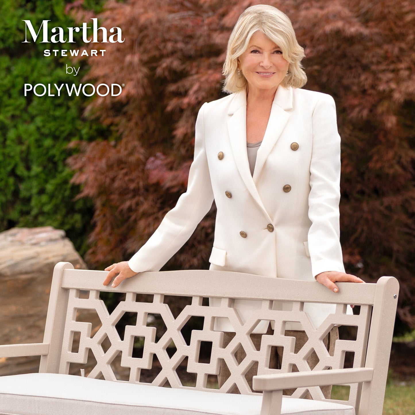 POLYWOOD Chinoiserie 5-Piece Bar Set