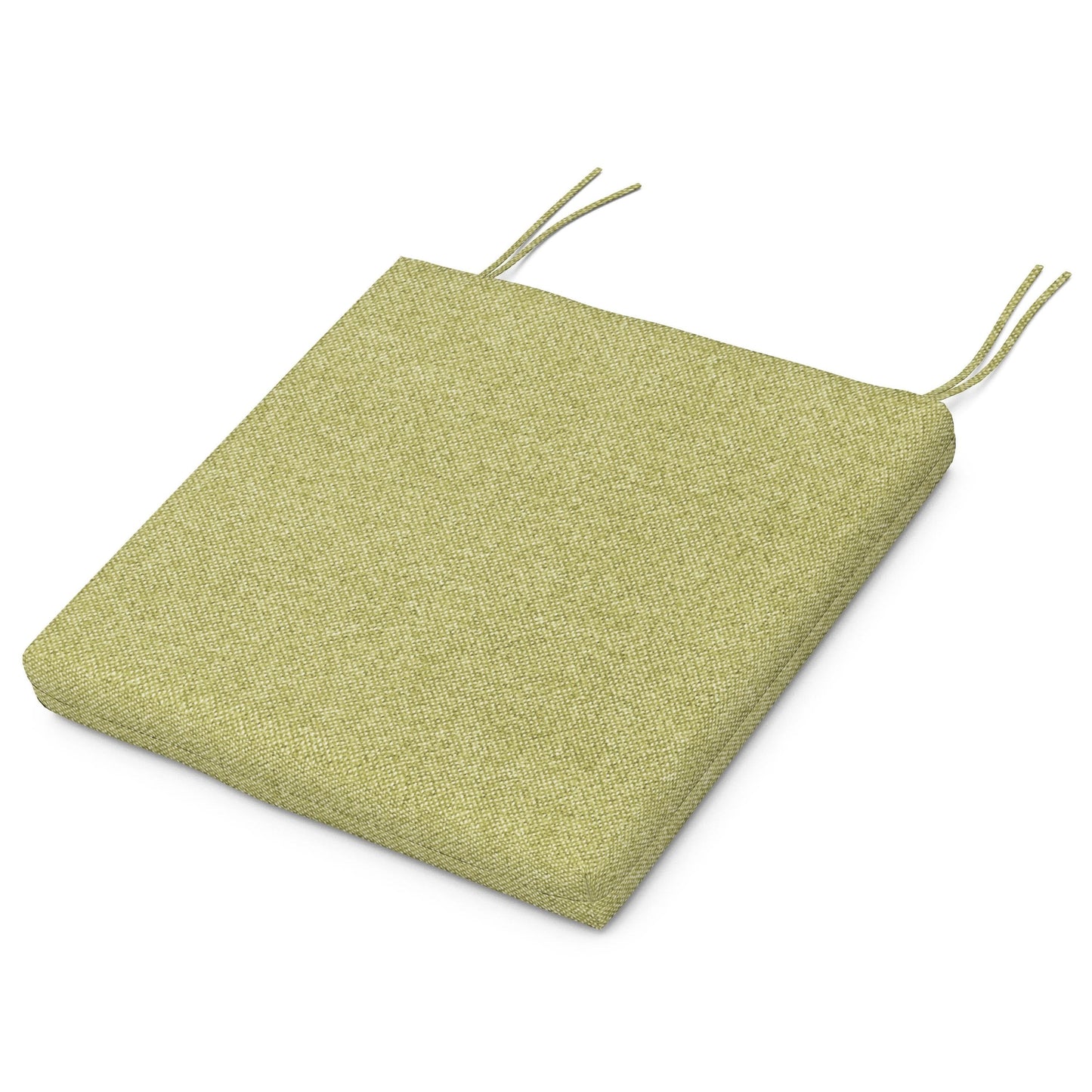 POLYWOOD Acadia Dining Side Seat Pad — Chartreuse Boucle