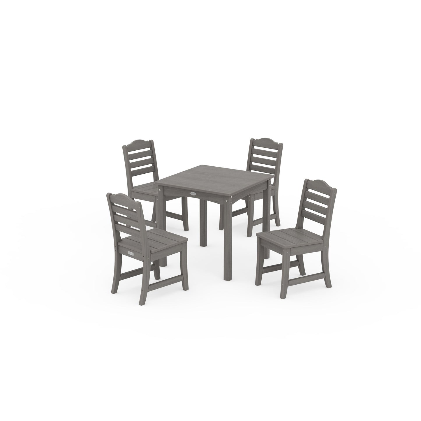 POLYWOOD Savannah Kids 5-Piece Dining Set — Driftwood