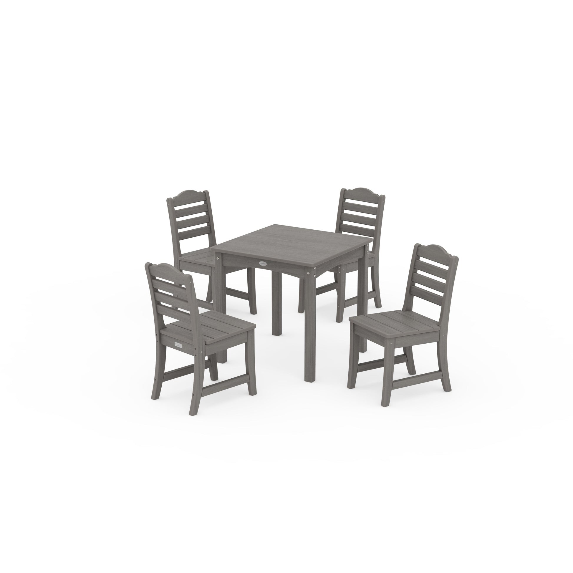 POLYWOOD Savannah Kids 5-Piece Dining Set — Driftwood