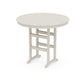 POLYWOOD 48" Round Farmhouse Bar Table — Vintage Sahara