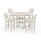 POLYWOOD Savannah 5-Piece Round Bar Set — Vintage Sahara