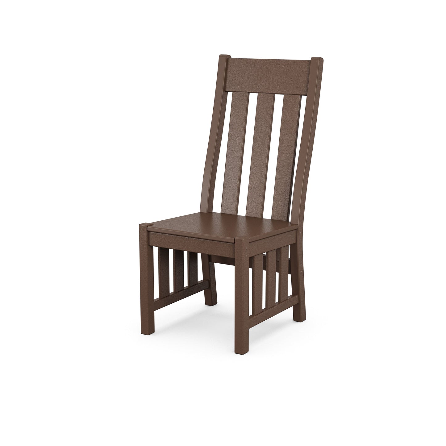POLYWOOD Acadia Dining Side Chair — Mahogany