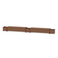 POLYWOOD 72" Vineyard Straight Double Planter Storage Bench Set — Teak