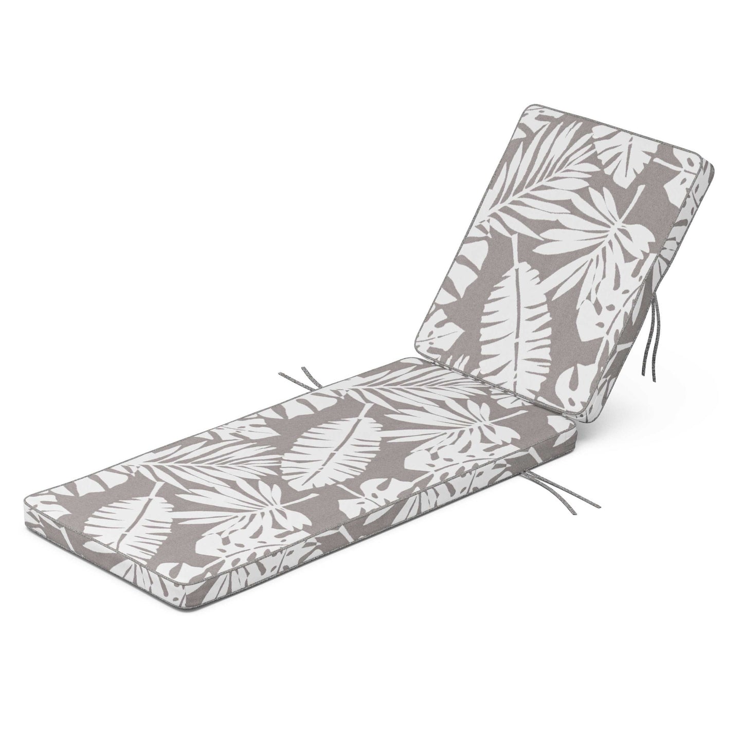 POLYWOOD Acadia Chaise Cushion — Leaf Grey Mist