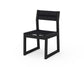 POLYWOOD EDGE Sling Dining Side Chair — Black / Black Sling